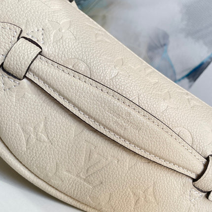 LV BUMBAG WAIST BAG 37 IN CREAM GRAINED CALFSKIN