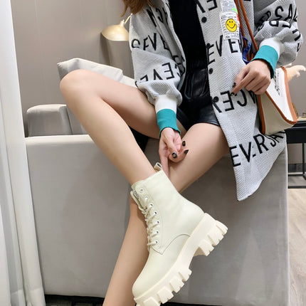 PRADA 25S SNOW BOOTS  IN WHITE CALFSKIN