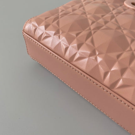 MEDIUM D-JOY BAG 26 IN DESSERT SAND CALFSKIN
