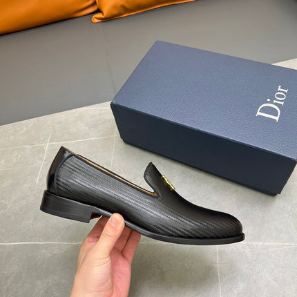 CD SPARROW LOAFER BLACK CALFSKIN