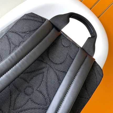 BACKPACK 41.5 IN BLACK MONOGRAM LAMBSKIN