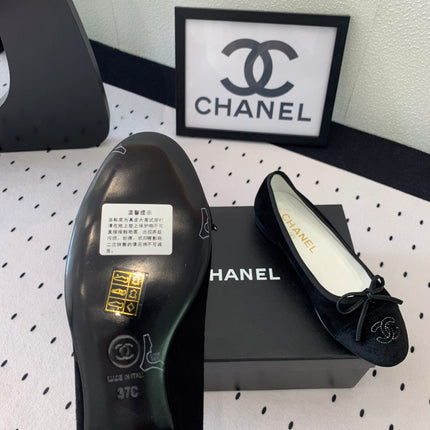 BALLET FLAT BLACK VELVET