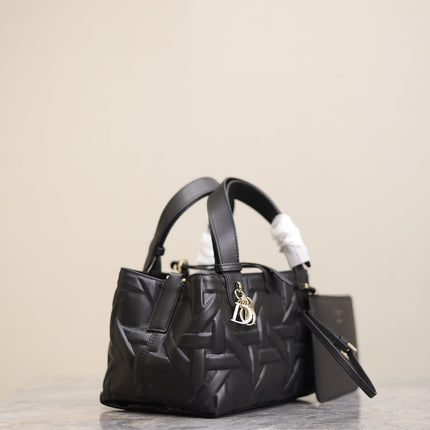 MINI TOUJOURS BAG 23 IN BLACK CANNAGE GRAPHIC CALFSKIN