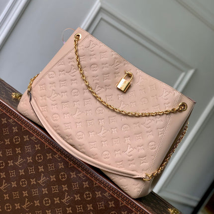 ANYTIME MM 42 IN NUDE PINK MONOGRAM EMPREINTE CALFSKIN