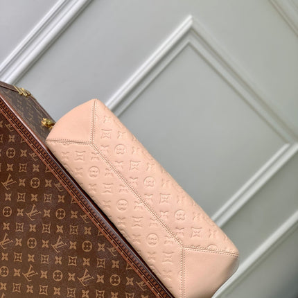 ANYTIME MM 42 IN NUDE PINK MONOGRAM EMPREINTE CALFSKIN