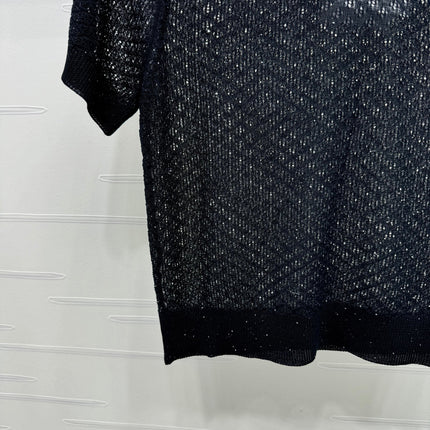 ALEXANDER WANG KNITTED SHORT-SLEEVE TOP 274968