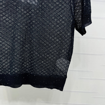 ALEXANDER WANG KNITTED SHORT-SLEEVE TOP 274968