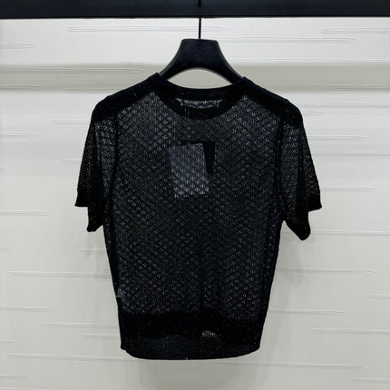 ALEXANDER WANG KNITTED SHORT-SLEEVE TOP 274968