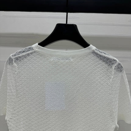 ALEXANDER WANG KNITTED SHORT-SLEEVE TOP 274967