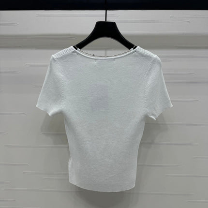 ALEXANDER V-NECK SHORT-SLEEVE TOP 269475