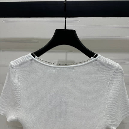 ALEXANDER V-NECK SHORT-SLEEVE TOP 269475