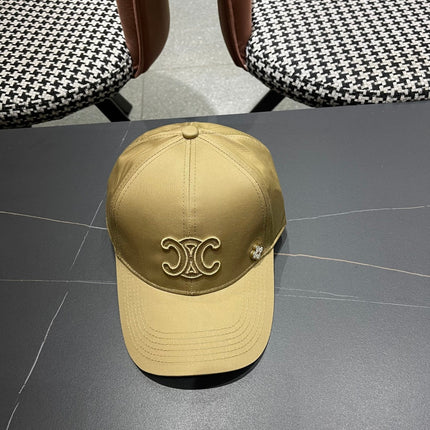 BASEBALL CAP MODEL 650285 IN GOLD FABRIC