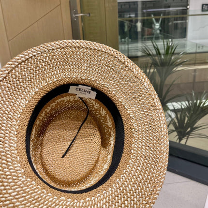 WIDE BRIM HAT MODEL 652047 IN WOVEN STRAW