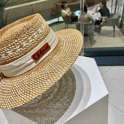 WIDE BRIM HAT MODEL 652047 IN WOVEN STRAW