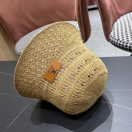 BUCKET HAT MODEL 651869 IN DARK BEIGE CROCHET