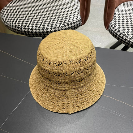 BUCKET HAT MODEL 651869 IN DARK BEIGE CROCHET
