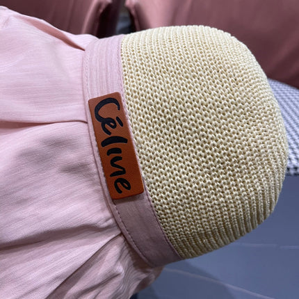 WIDE BRIM HAT MODEL 651947 IN PINK MESH FABRIC