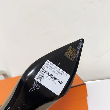 KIARA FLAT PUMP IN ARMY GREEN CALFSKIN