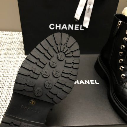 SHORT BOOTS BLACK LAMBSKIN