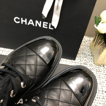 SHORT BOOTS BLACK LAMBSKIN