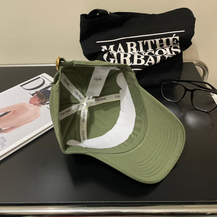 BASEBALL CAP MODEL 650702 IN GREEN COTTON