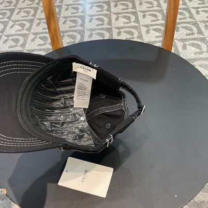 BASEBALL CAP MODEL 650510 IN BLACK OMBRE COTTON