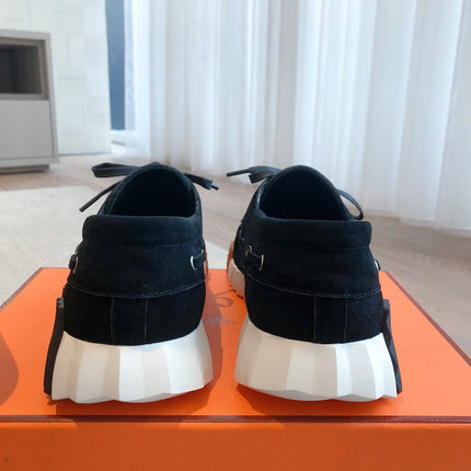 KETCH SNEAKER IN BLACK SUEDE