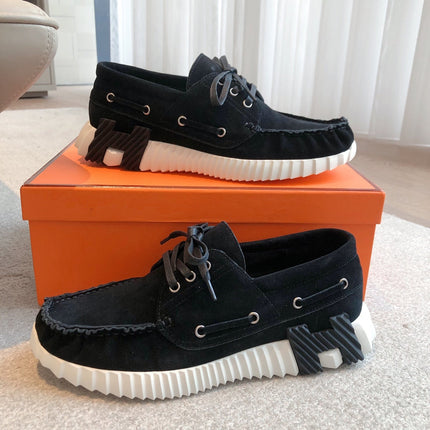 KETCH SNEAKER IN BLACK SUEDE