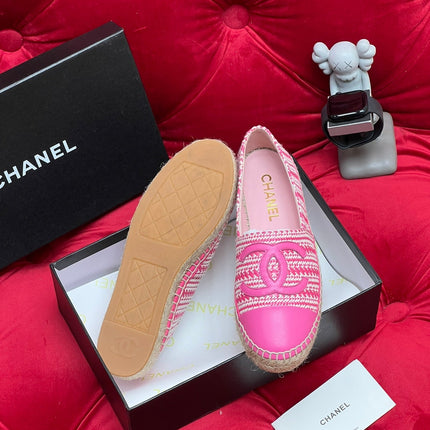 CC LOAFERS IN LIGHT PINK LAMBSKIN