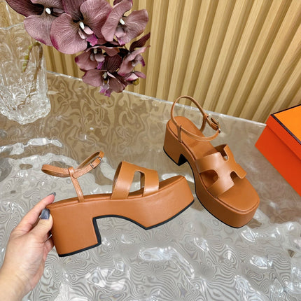 JAM 30 SANDAL IN BRONZE BROWN CALFSKIN