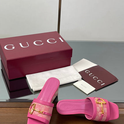 HIGH 6.3 CM WEDGE SANDALS IN PINK CALFSKIN AND FABRIC