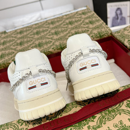 GG RE-WEB SNEAKER FOR COUPLE WHITE