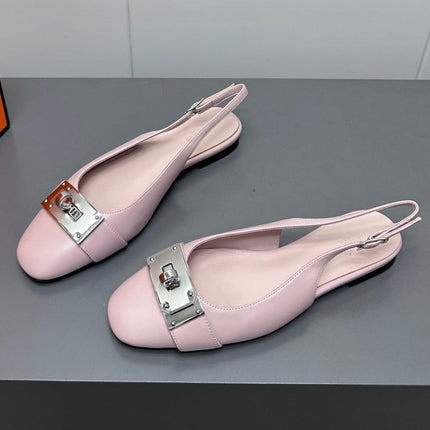 INNOCENTE SLINGBACK IN LIGHT PINK CALFSKIN