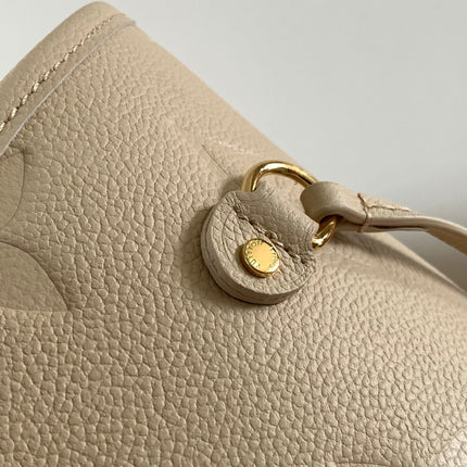 NEVERFULL 32 LIGHT BEIGE MONOGRAM EMPREINTE LEATHER