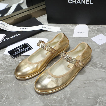 MARY JANE GOLDEN SHEEPSKIN