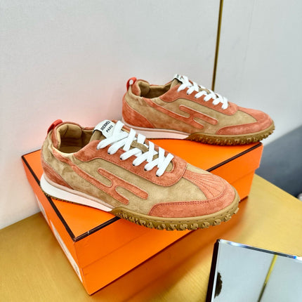 JET SNEAKER IN HONEY MIX TIGER ORANGE