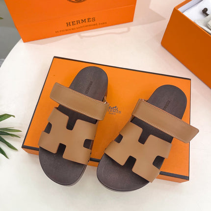 KOS CLOG IN PEANUT BROWN CALFSKIN