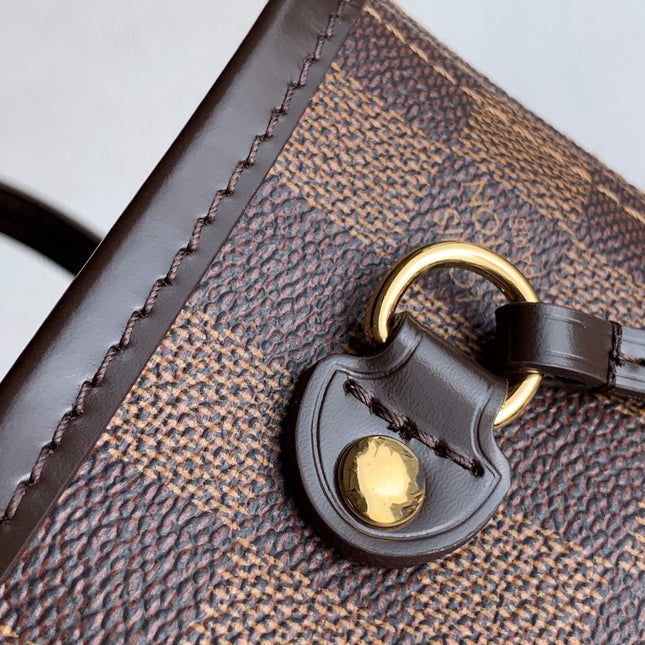 NEVER FULL MM WITH DUSTBAG DAMIER EBENE CANVAS 29CM