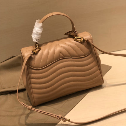 LV NEW WAVE TOP HANDLE 26CM BEIGE CALFSKIN