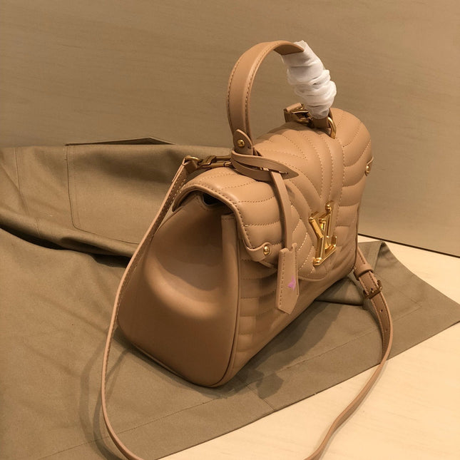 LV NEW WAVE TOP HANDLE 26CM BEIGE CALFSKIN
