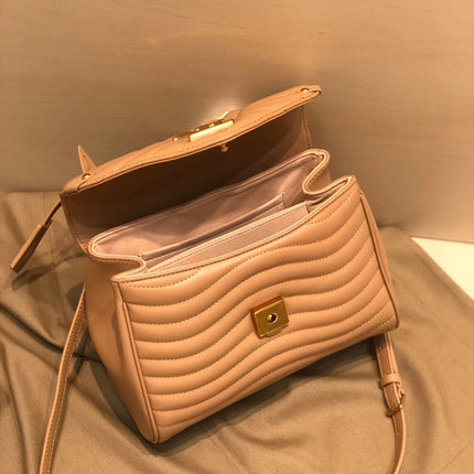 LV NEW WAVE TOP HANDLE 26CM BEIGE CALFSKIN