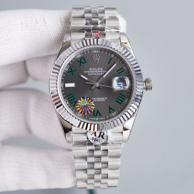 DATEJUST 41MM WIMBLEDON DIAL JUBILEE BRACELET