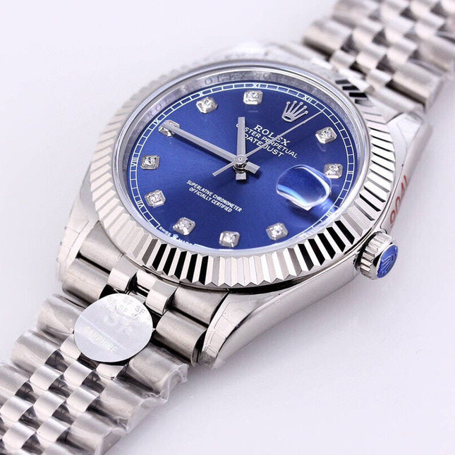 DATEJUST 41MM STAINLESS STEEL BLUE DIAL
