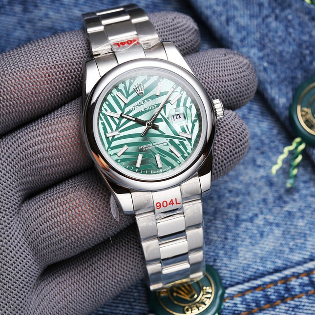 DATEJUST 41 STAINLESS STEEL CUSTOM GREEN DIAL