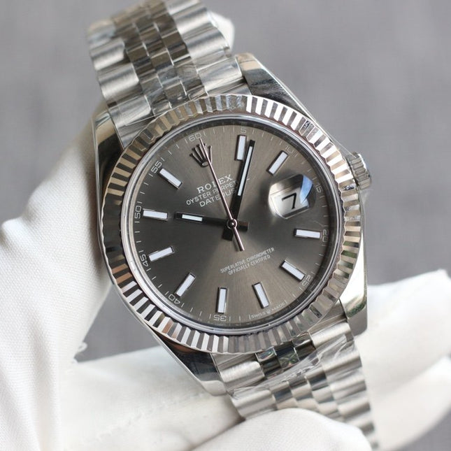 DATEJUST II 41 STAINLESS STEEL GREY DIAL