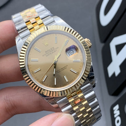 DATEJUST II 41 CHAMPAGNE DIAL JUBILEE BRACELET