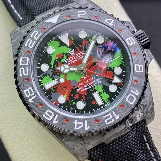 GMT - MASTER II CARBON MULTI COLOR DIAL
