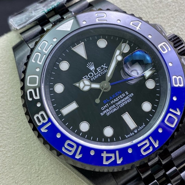GMT-MASTER II BATMAN CUSTOM ALL BLACK