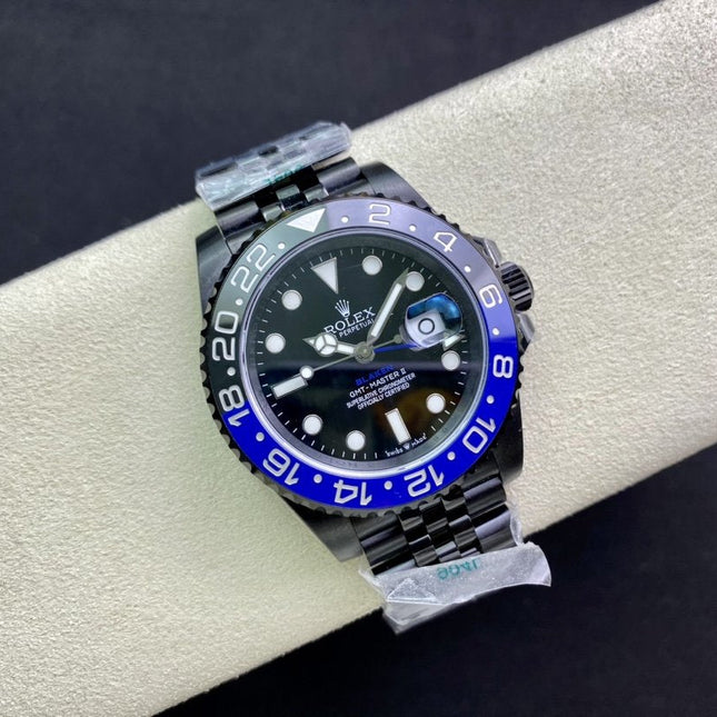 GMT-MASTER II BATMAN CUSTOM ALL BLACK
