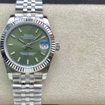 DATEJUST 41MM STAINLESS STEEL KHAKI DIAL